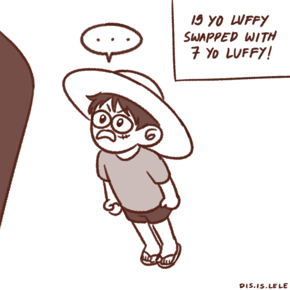 DisIsLeLe's tweet image. Strange Thing Happened! Big Bro Ace & Sabo Meet 7 Years Old Luffy! (1/3)
#ONEPIECE