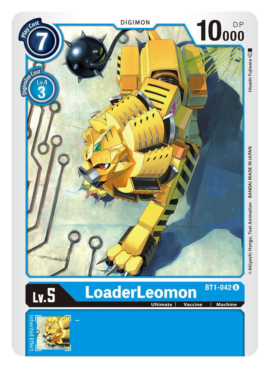 Errata Cards 08.05.22] BT1-042 LoaderLeomon has had its name changed to  clarify its translation. Revised printings of these cards are not  available. We apologize for the inconvenience. https://t.co/jSoIgSfCvj  #DigimonCardGame #Digimon #DigimonTCG