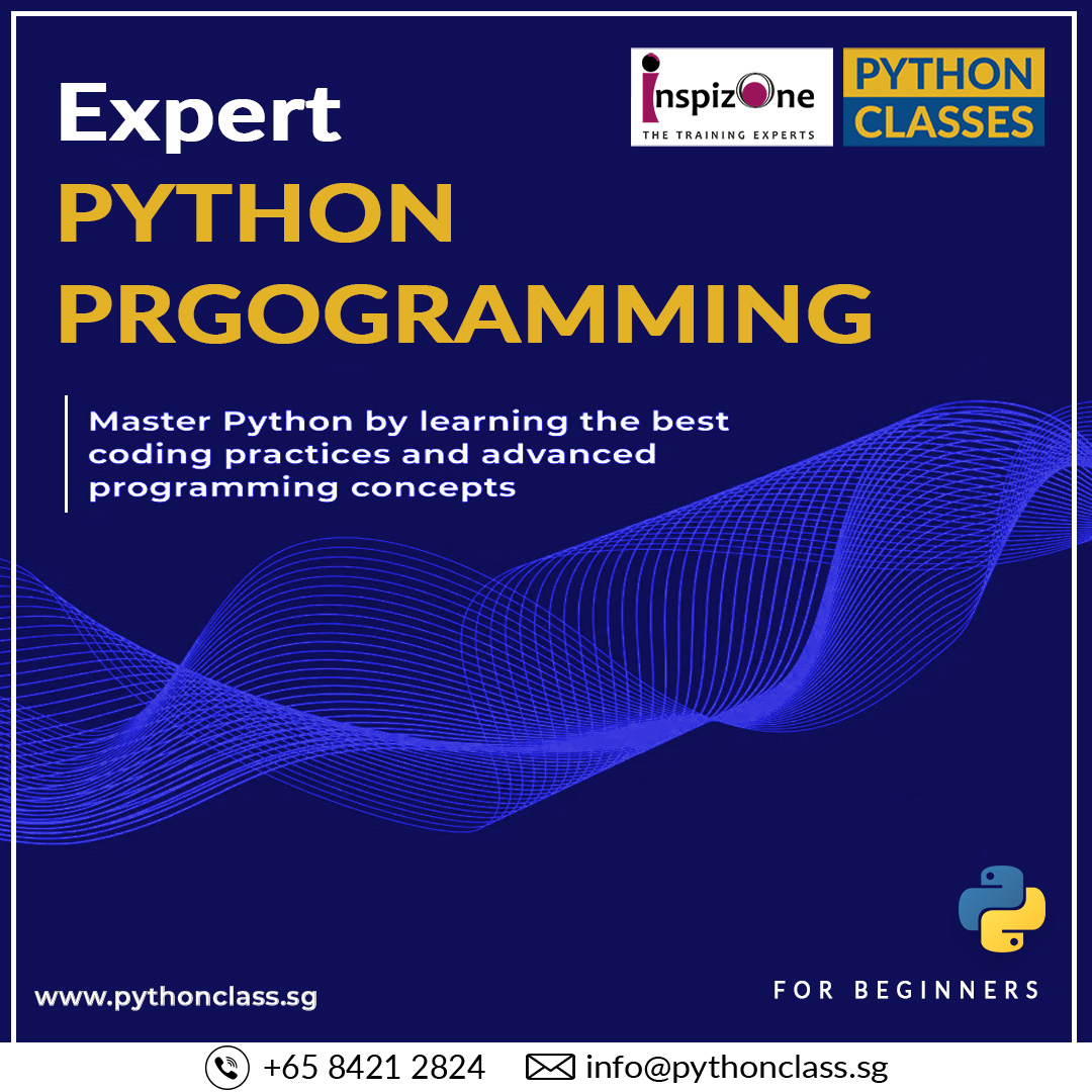 pythonclasssg's tweet image. #PythonCourse Singapore - Become Python Expert
Get a FREE Demo Now!👇
📞+65 84212824 or Visit:bit.ly/3vJTIdI
Our Python courses are designed for beginners as well as professionals.  Master in python by learning the best coding practices and advanced programming concepts.