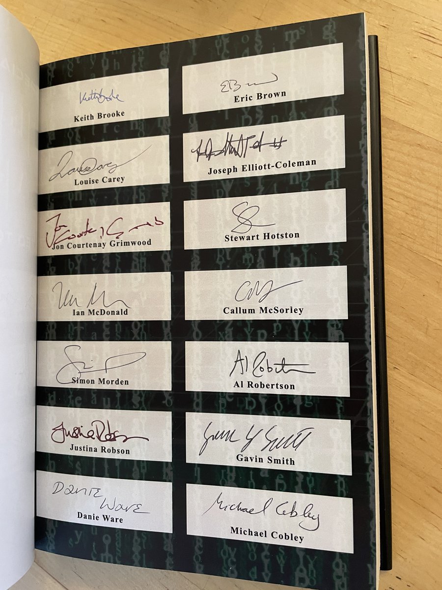 Night, Rain and Neon, limited edition Hardback has arrived, signed by the various <a href="/NewConPress/">Newcon Press</a>