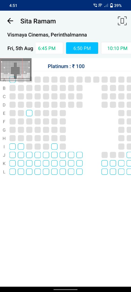 #SitaRamam Super Booking At Perinthalmana Vismayas 👏

#EpicBlockbusterSitaRamam

@dulQuer #SitaRamamFromToday
#SitaRamam #DulquerSalmaan