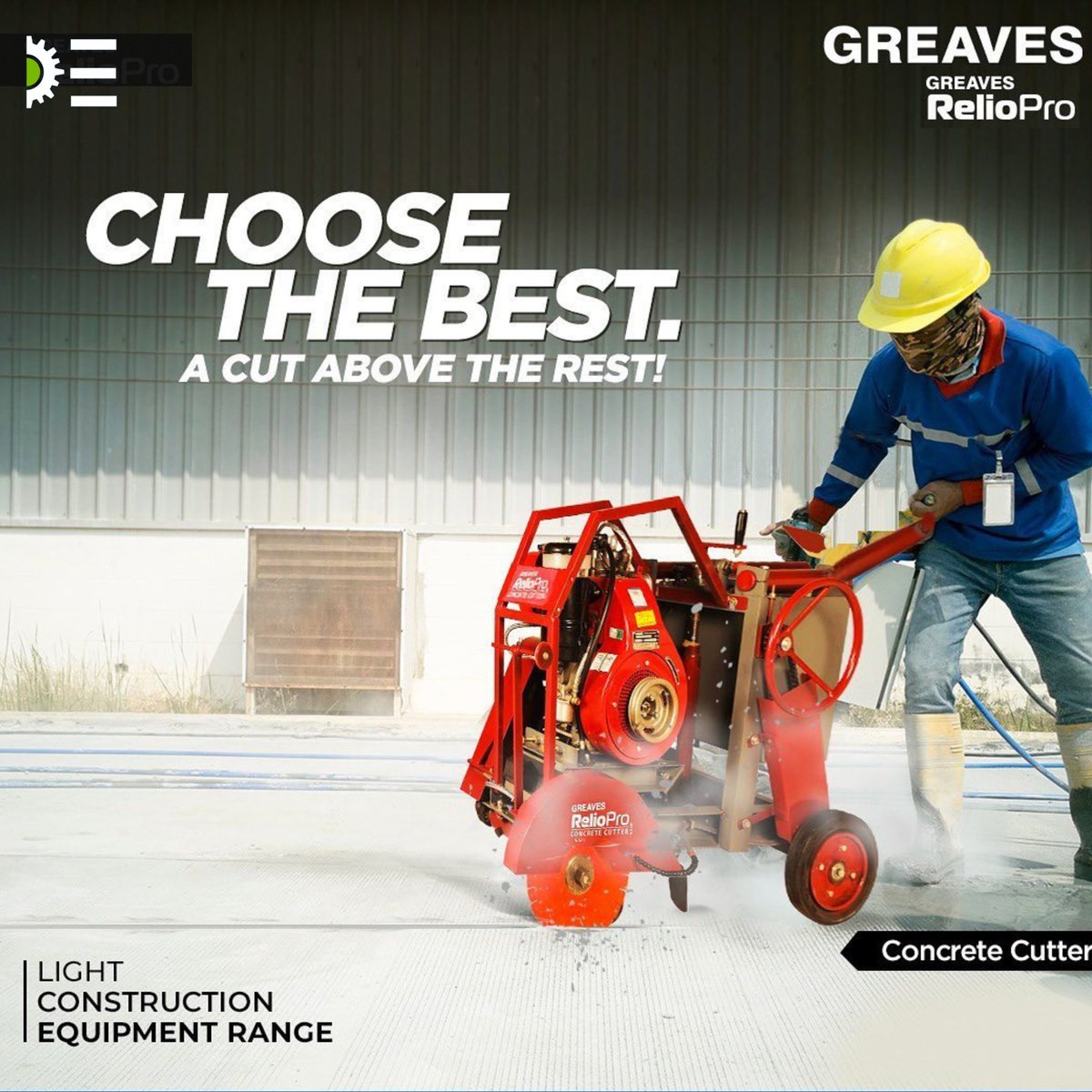 divineraipur's tweet photo. Cutting concrete has never been easier! Cut grooves on concrete roads faster with the reliable Greaves Reliopro Concrete Cutter.
Divine Empire India Pvt. Ltd.
Call 9522953309 for more details.
#DivineEmpire #DivineEngineering #RelioPro #Greaves #LightConstructionEquipment https://t.co/JcQdse5hNf
