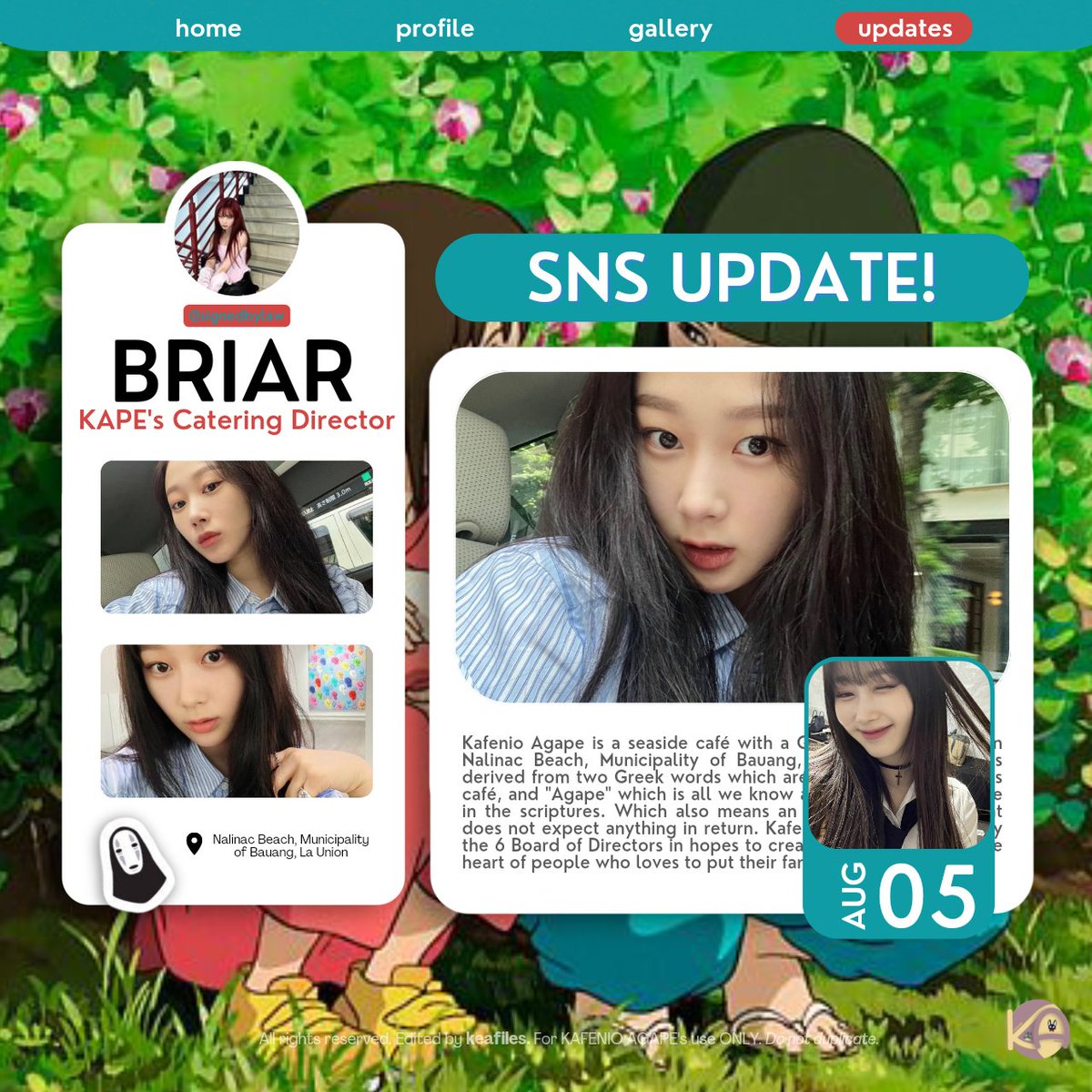 ㅤㅤ

   bIancpaper.ً just posted! ˊˎ- 
   📍   La Union !
 
  ╰  O7:34 p.m.  ———  AUG O5, 2022  

ㅤㅤ