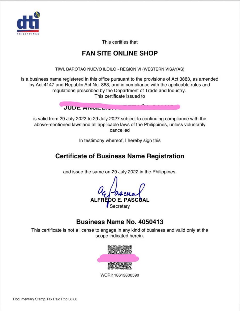 fansiteonline's tweet photo. #FanSiteGuide I am so happy to share that we are now DTI registered😊. There has been some small changes to top up our shop. From The Fan Site PH it is now officially called Fan Site Online Shop💜

Please refer to the link our official social media: https://t.co/lstuO9REkR https://t.co/GIoUN2aYVL