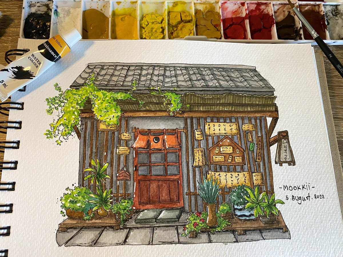 ✨🫶🏻Watercolor #010 🎨🍃  

#Watercolor #painting #art