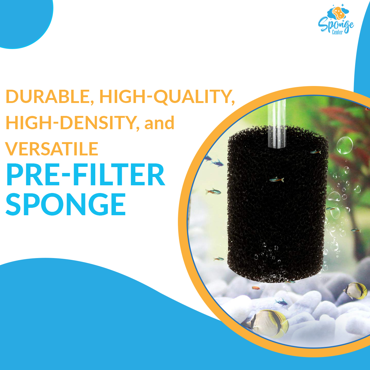 CenterSponge's tweet image. A porous and low-density type of polyurethane foam, our pre-filter sponge can be used in a wide range of applications. Visit spongecenter.com to shop. #SpongeCenter #SpongeManufacturers #HighQualitySponges #CelluloseSponge #BiodegradableSponges