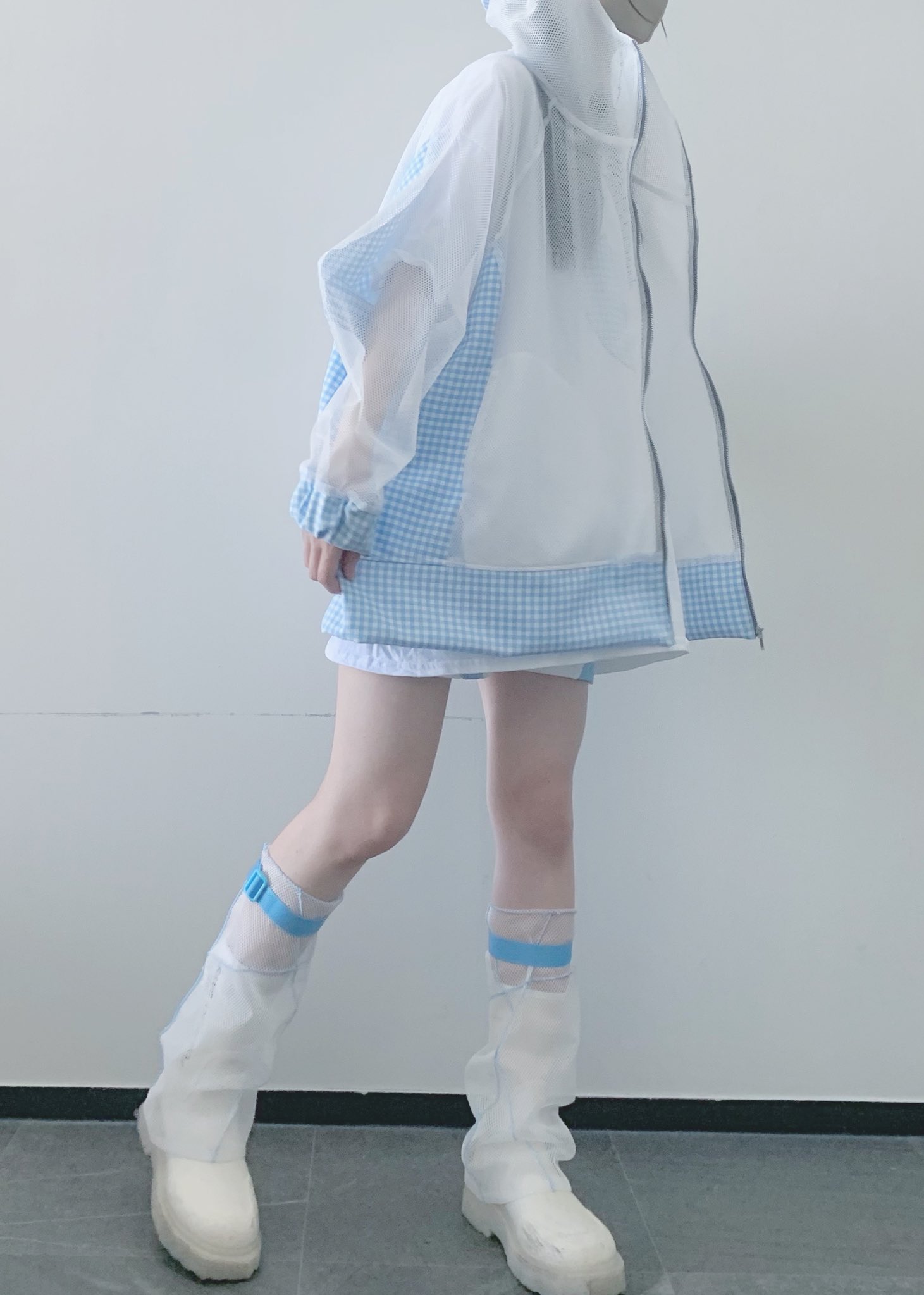 maonosuke フレアジャージスカート-