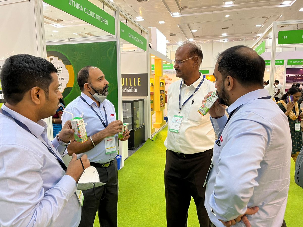 thenneera's tweet photo. Please vist us at Chennai FoodPro at Chennai Trade Centre.

#Thenneera #FeelEnergised #CoconutDrink #HealthyDrink #HealthyLifestyle #SaveFarmers #Chennai #August #NaturalDrink #FoodPro2022 #FoodPro #TamilNadu https://t.co/nE8jfvPhg1