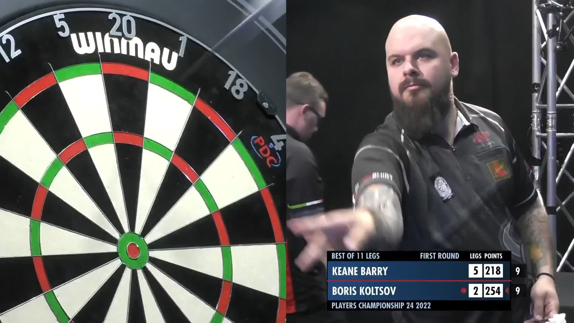 PDC Darts on Twitter "BARRY BEATS BORIS! 🇮🇪 Keane Barry blows Boris