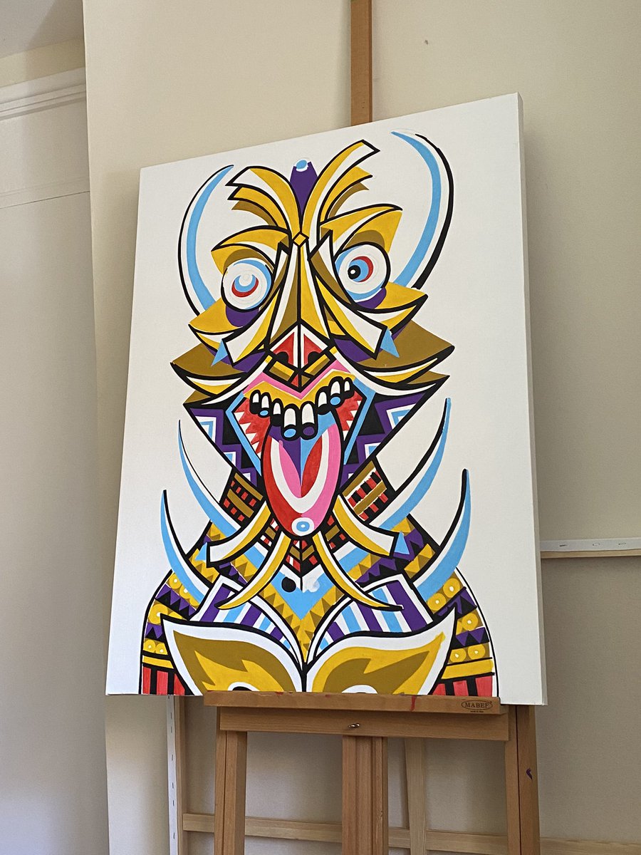 MWilkoArtist's tweet photo. #wipart for the upcoming #shoplith marketplace. Very exciting things are on the way, combining physical art with #NFTs #phygital #painting #artiststwork #litx https://t.co/FvRvAQswCk