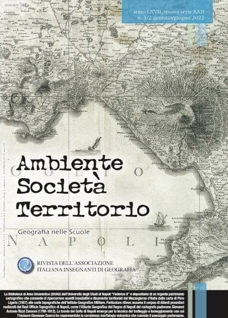 In distribuzione nel Lazio il n. 1/2 di Ambiente Società Territorio. Geografia nelle scuole. #ast #geografianellescuole #rivistaaiig #ambiente #territorio #didatticadellageografia