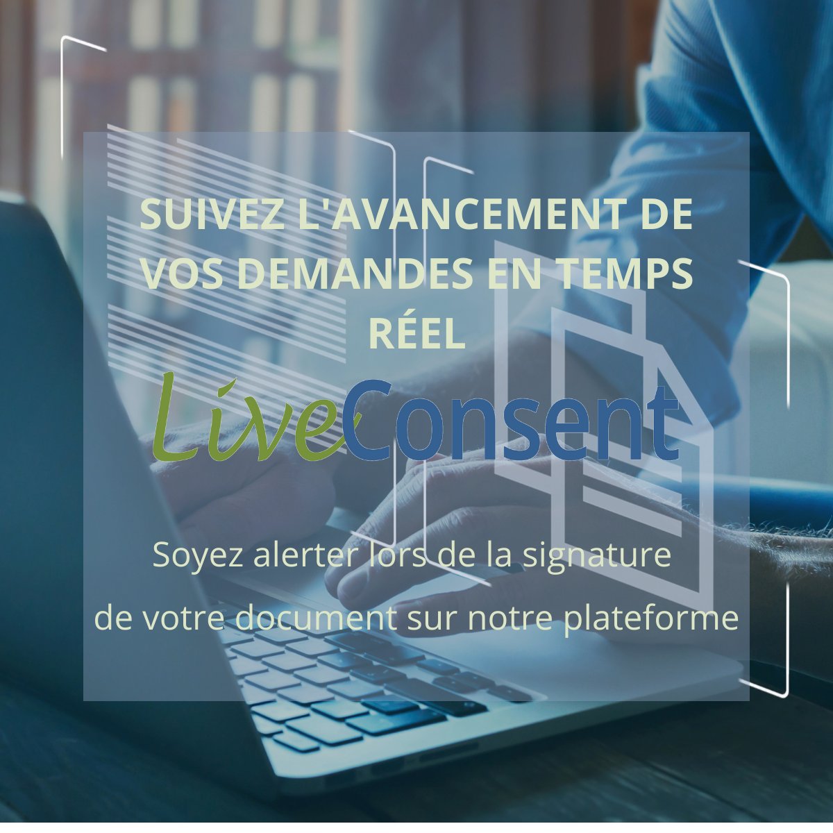 Rejoignez LiveConsent ! 🎉

Suivez vos demandes en temps réel ! 📲✨

#liveconsent #signatureélectronique