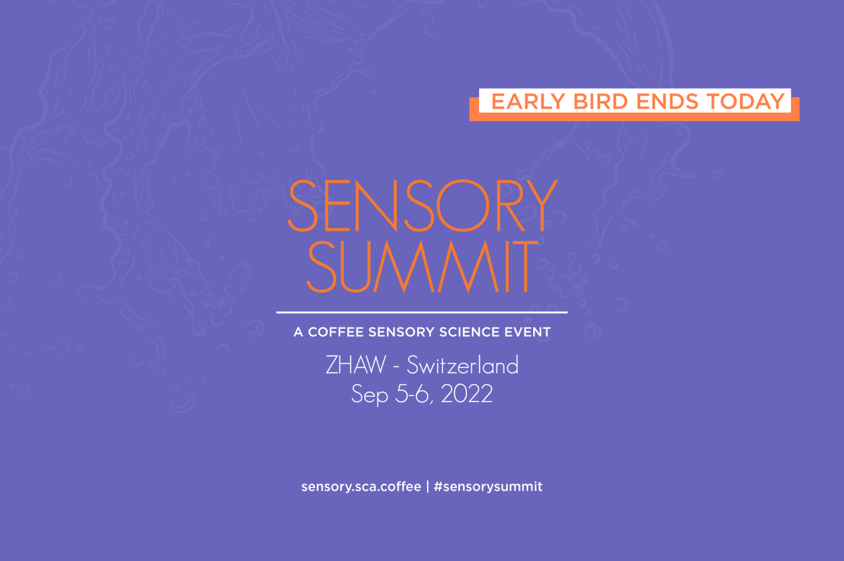 SpecialtyCoffee's tweet photo. ⚠️ One month to go and today is the last day to avail of Early Bird pricing and discounted hotel rates for #SensorySummit 2022 in Switzerland. Learn more and book today on https://t.co/haxrMsSNKh https://t.co/uo4iXV5rec