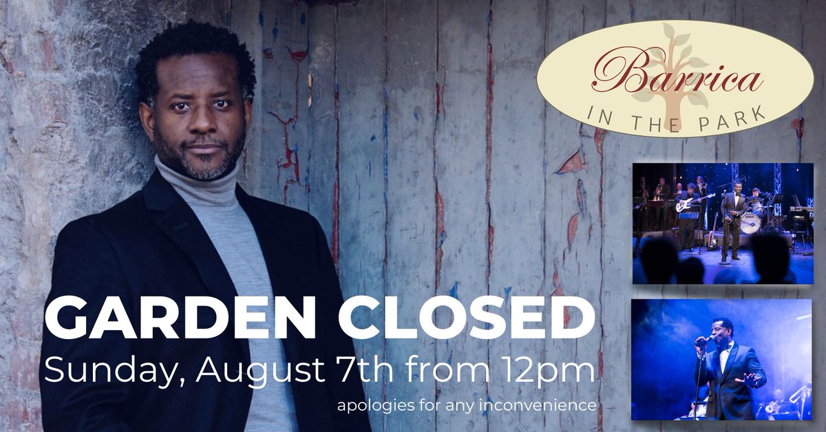 BarricaWines's tweet image. GARDEN CLOSED - This Sunday from 12pm, the B in the P garden will be closed for a SOLD OUT performance by the wonderful Stephen Bayliss #Chorley #TopSinger 😍

Sorry, but not sorry 😏 The shop will be open as normal 10:30 - 16:30 bit.ly/2Ciw5zM