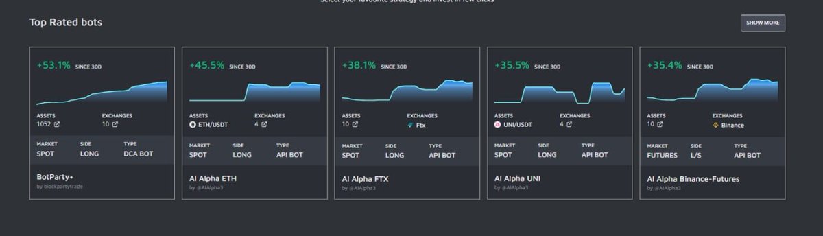 BlockPartyTrade's tweet photo. "No.1 Performing Strategy On @mizar_ai
Sign Up & Try For Free Today
https://t.co/SmxFbRFe1G
#BOTPARTY #crypto #cryptocurrency #tradingbot #passiveincome https://t.co/DWnJfMSYqa