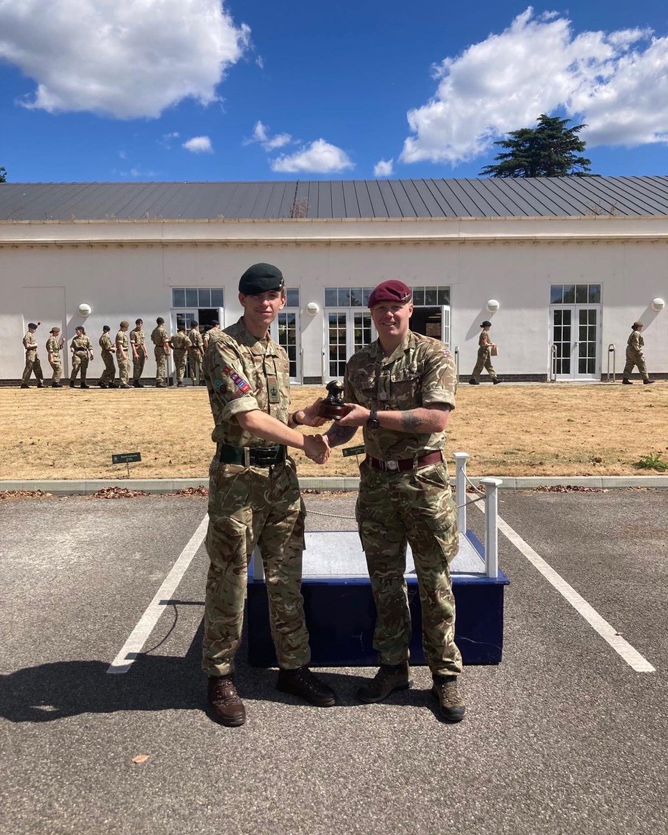 CTCFrimleyPark's tweet photo. Congratulations to all who passed this week on #MasterCadet 22/03 - well deserved by all. Special congratulations to Cadet CSM Egan-Carter, Bucks ACF, whose determination and hard work have earned him the title of Top Student! #renovateanimos #toinspiretoachieve #goingfurther https://t.co/mpXy8QMdaE