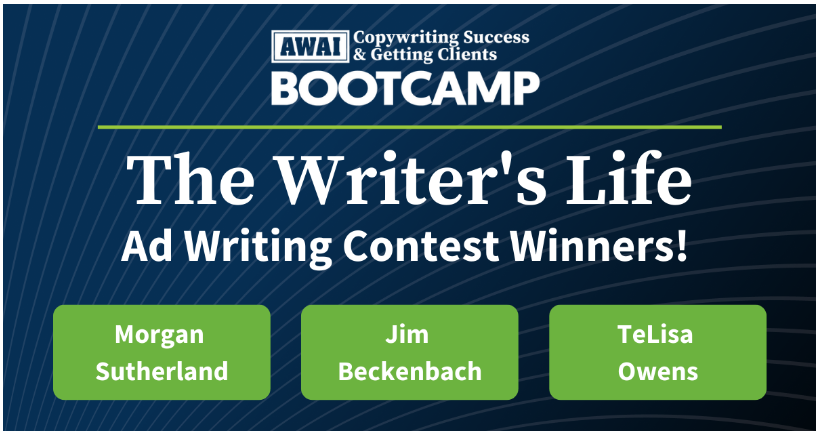 TTOwrites's tweet image. So, this happened.  I'm an award-winning ad writer! 
Congratulations also to Jim Beckenbach and Morgan Sutherland!

#writerlife #copywriting #winning #freelance