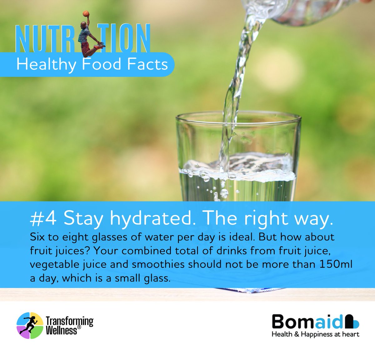 #HealthyFoodFacts
Whilst juice might be tastier than water, increased consumption of it can lead to decayed teeth and a rise in sugar levels. So, lower the juice intake and opt for healthier water instead.