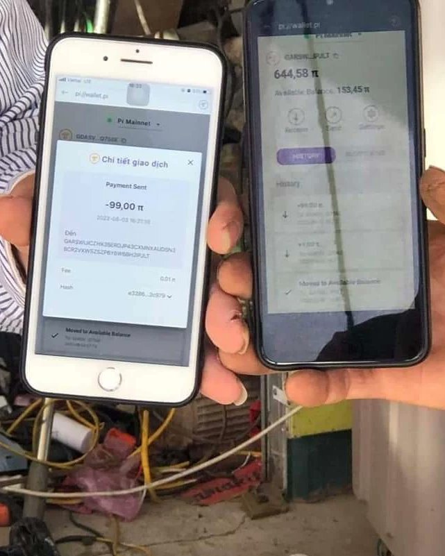 Successfully traded / buying for a welding machine using PiCoin as Payment. 😍👍
For only 99 PiCoin. 
Great job Vietnam miners !

#PiNetwork #Peer2Peer #PiPayment #pitransactions #cryptocurrency