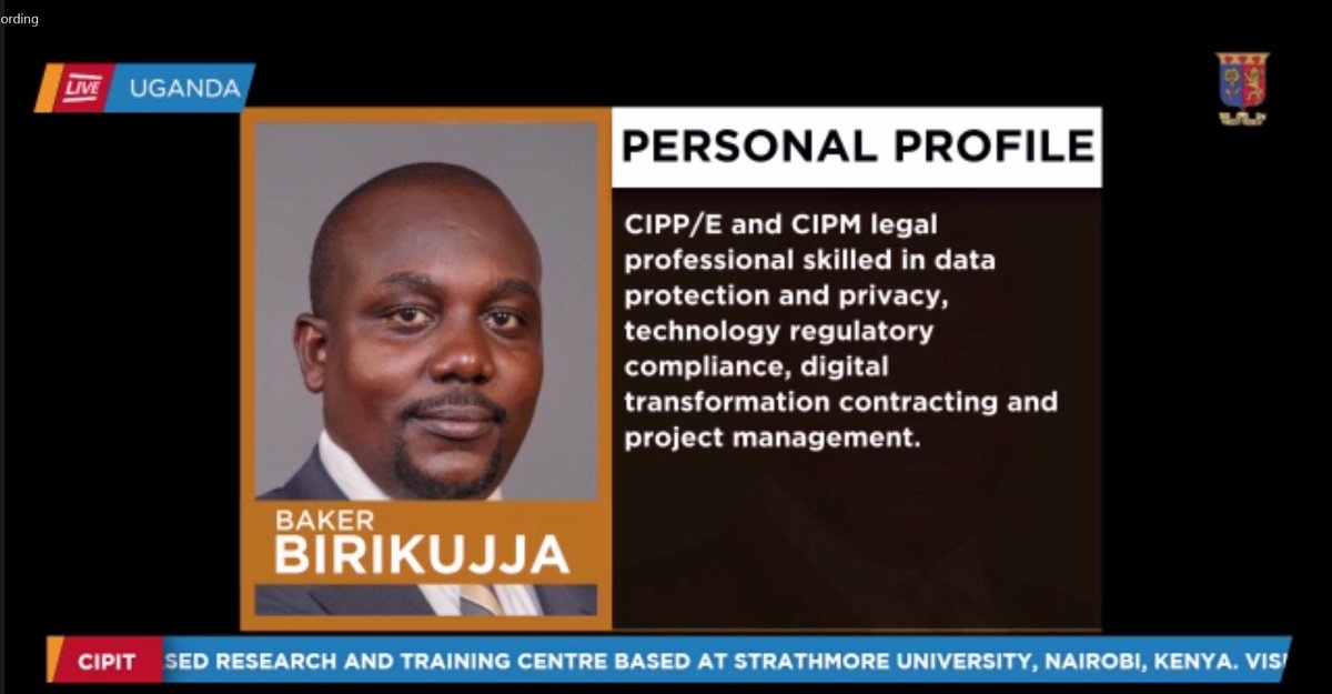 pdpoUG's tweet image. The law requires any person collecting personal data for campaigning or electoral processes to register with the @pdpoUG . They register and we give them compliance tools- @birikujja Manager licensing and Legal Affairs @pdpoUG #ECAPRE2022 #PSA2022 #DataPrivacyUG
