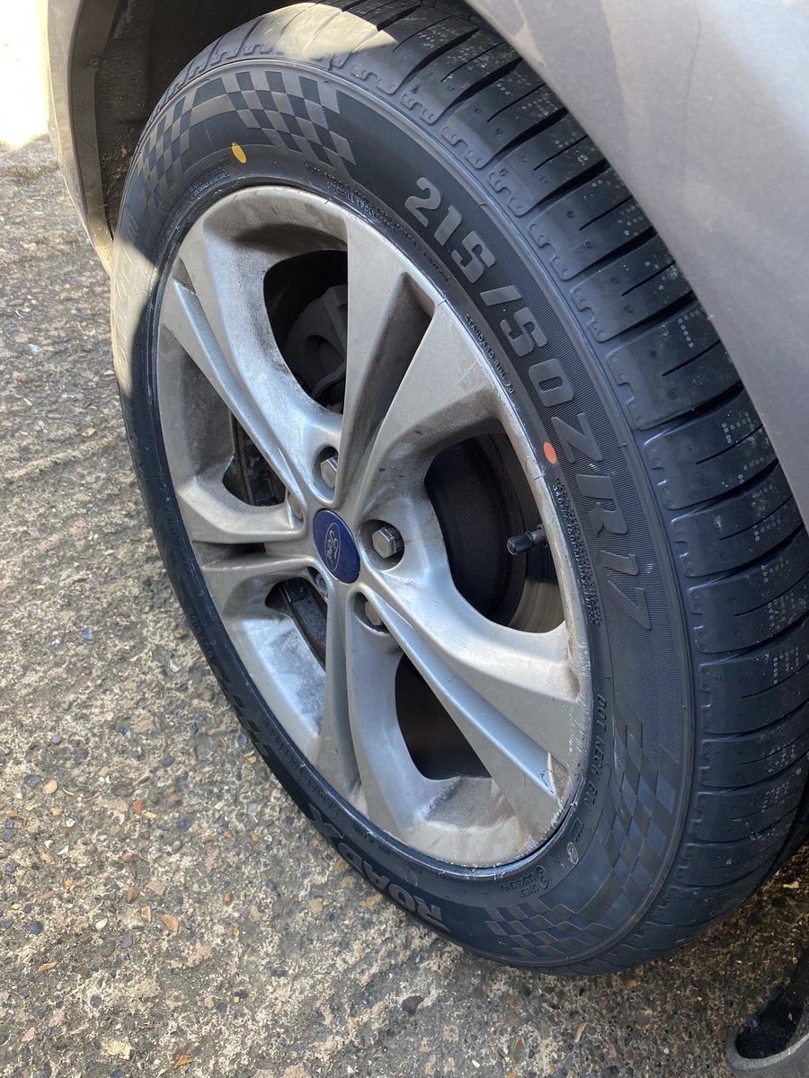 deargem's tweet photo. Todays reason to smile………Molly has lovely new tyres (or boots) #BlueJob #NewTyres #NewBoots #SafetyFirst xxx https://t.co/yBaO5jNQ5z