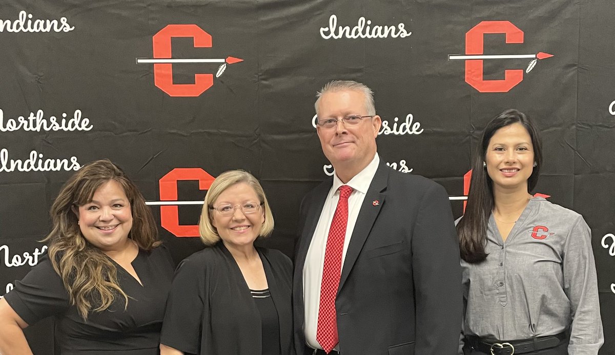 CisdNorthside's tweet photo. Northside ribbon cutting! We cannot wait for our students to see our new beautiful campus!!! @thekcop @theclevelandway https://t.co/gGfEHzTjCt