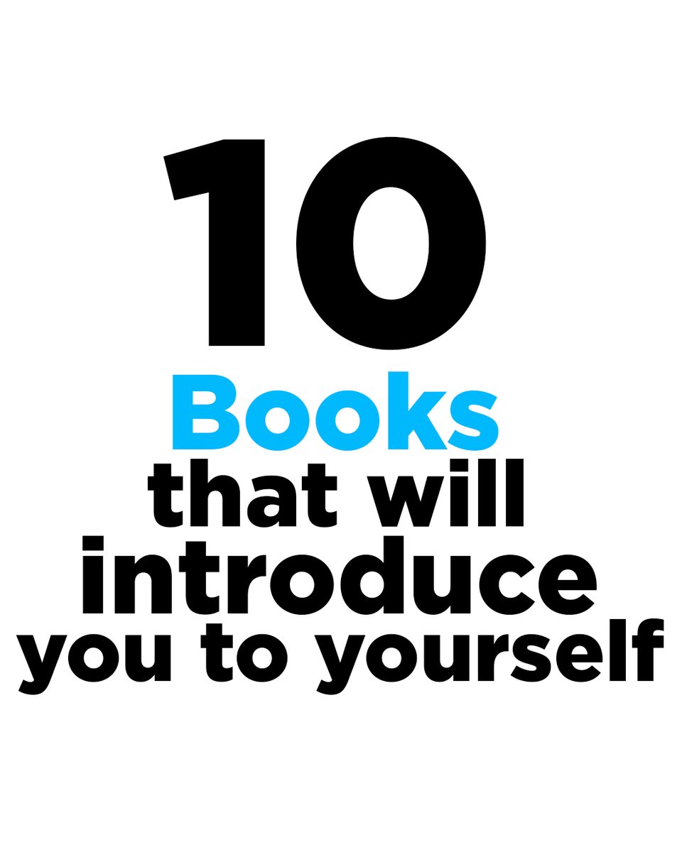 librarymindset's tweet image. 10 Books That Will Introduce You To Yourself

(thread)