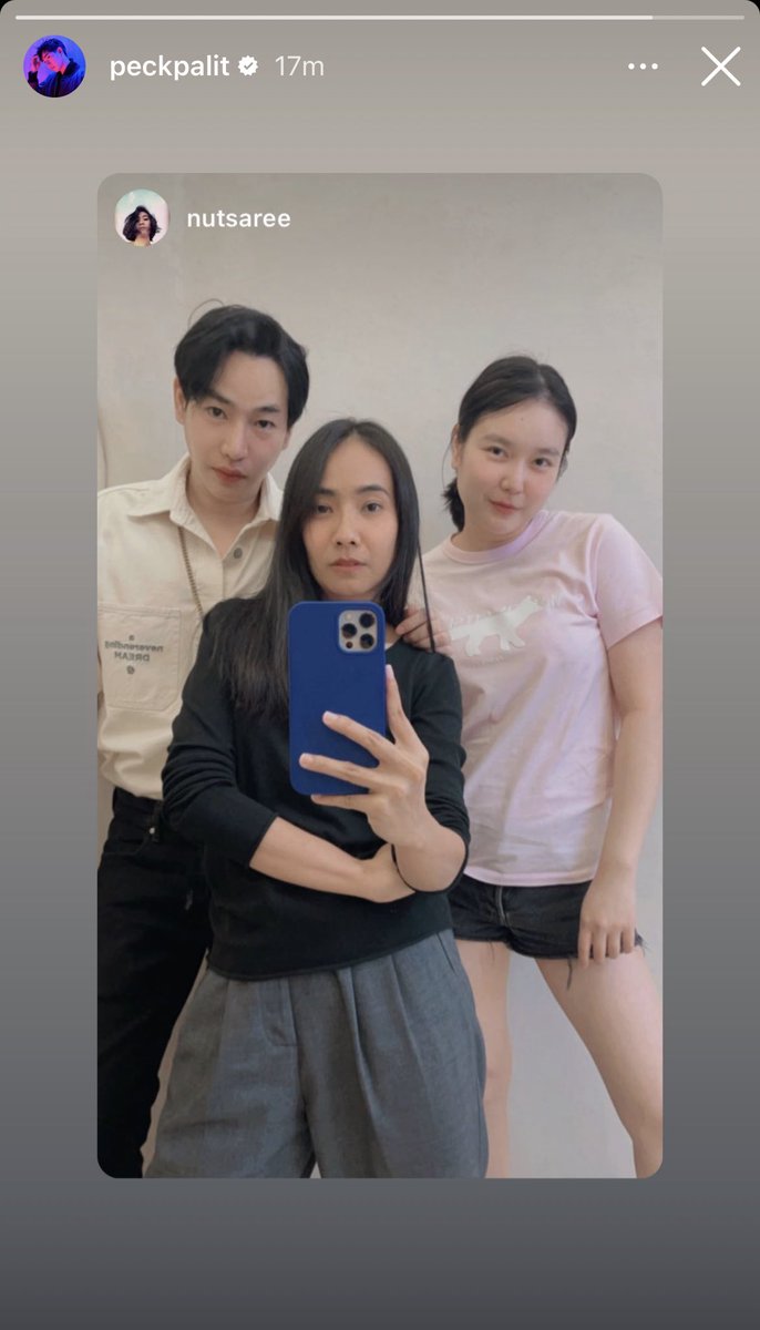 Palitarea's tweet photo. เล่นไอจีเก่งแล้วเดี๋ยวนี้ 💓

#เป๊กผลิตโชค 
#PeckPalitchoke https://t.co/z64NqiI2xu