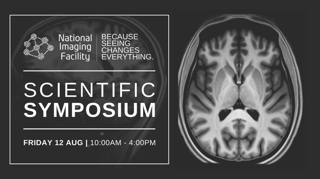 Shawna Farquharson (@shawna_far) on Twitter photo Don’t miss out on the chance to attend the Australian National Imaging Facility’s Inaugural Scientific Symposium ❗️
<a href="/NIFAus/">Australian National Imaging Facility</a> has just announced extra tickets are now available for a limited time❗️#MRI colleagues please retweet & spread the word 👍🏽
eventbrite.com.au/e/national-ima… Don’t miss out on the chance to attend the Australian National Imaging Facility’s Inaugural Scientific Symposium ❗️
<a href="/NIFAus/">Australian National Imaging Facility</a> has just announced extra tickets are now available for a limited time❗️#MRI colleagues please retweet & spread the word 👍🏽
eventbrite.com.au/e/national-ima…