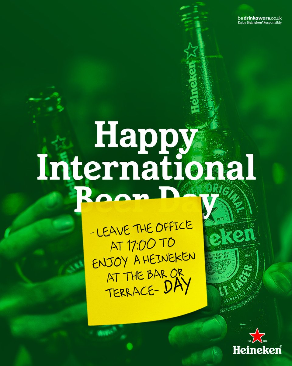 It’s Friday after all! 🍺 #InternationalBeerDay