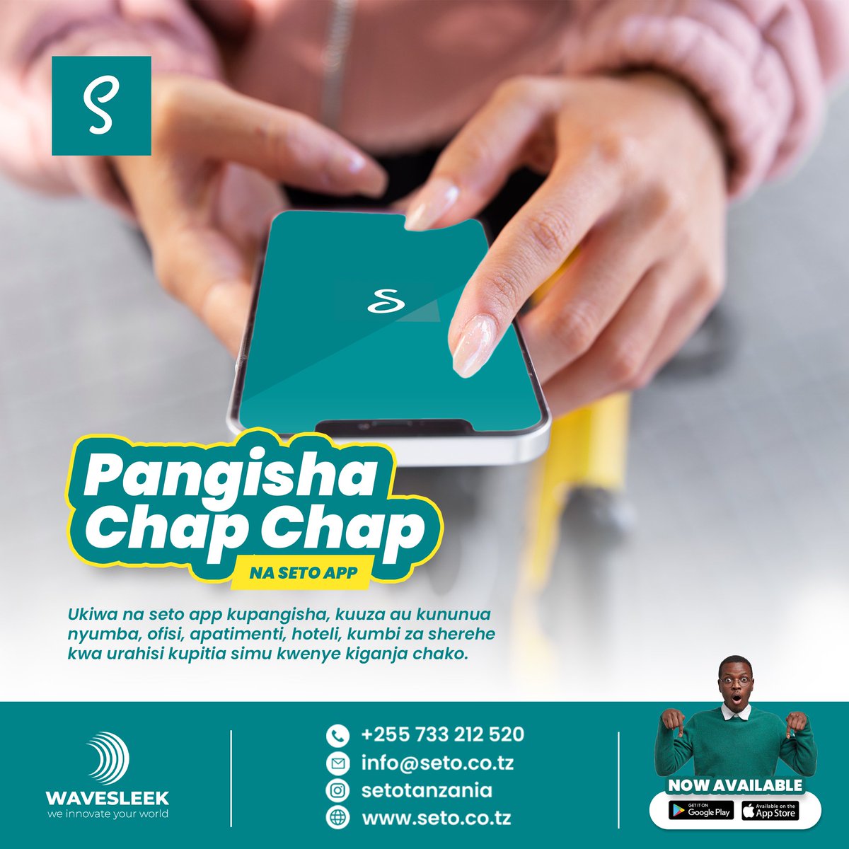 Setotanzania's tweet photo. #Wape taarifa ndugu jamaa wafaidike na #Seto

Je una pangisha nyumba yako?

Je unamiliki Apartment, Lodge au Venues na ungependa kukutana na wateja ? Ni rahisi, Seto ni makutano ya mmiliki na mteja wake

 #Malazikidijitali #DesignThinking #DigitalTransformation #startup #Tanzania https://t.co/mds6a1vtPc