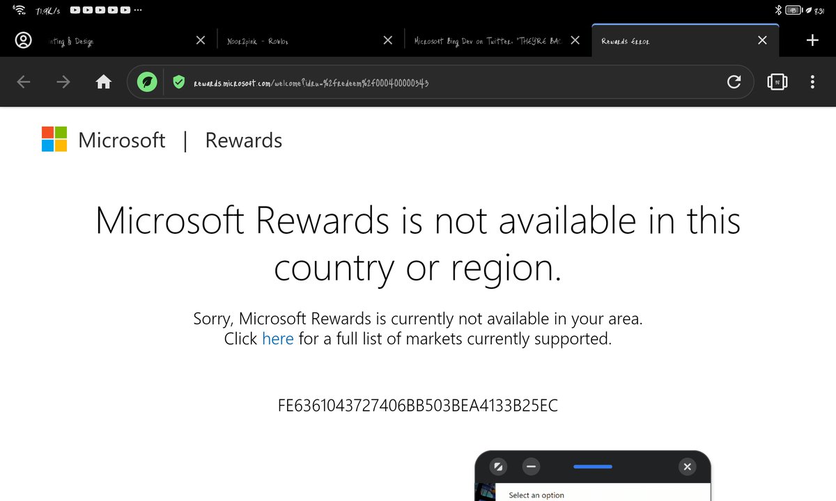 ZACKfgteev1's tweet photo. @MSBing_Dev why can't Microsoft can give Malaysia work on this link https://t.co/wU99lDao9b https://t.co/Cpqpp9q3Di