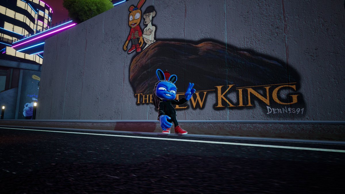 hoolimedia_eth's tweet image. It`s just me or someone else is feeling some &quot;disney vibes&quot; here? 🐰🦁#mypethooligan #amgistudios #immi_io #karrotgang #hoolimedia_eth #nftgaming #nftcommunity #thebunnyking