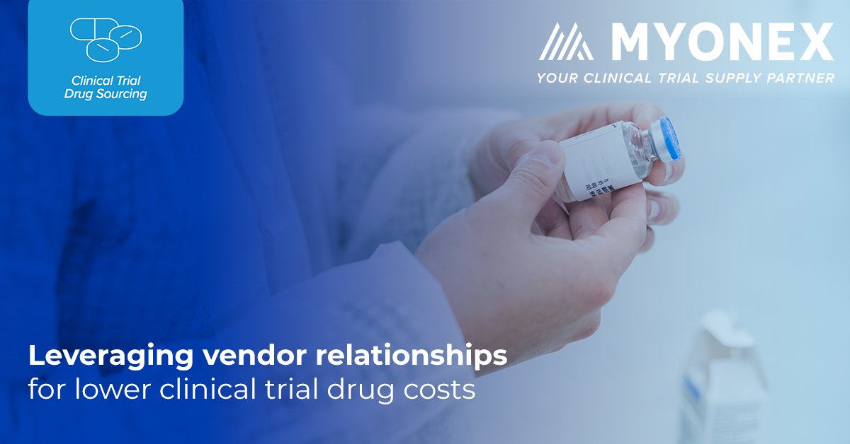 Myonex (@myonexcts) on Twitter photo Myonex has leveraged long-running vendor relationships to radically lower the cost of the drug products you need for your global clinical trial. 
Visit our website to inquire: myonex.com  
#drugsourcing #clinicalsupply #clinicalresearch Myonex has leveraged long-running vendor relationships to radically lower the cost of the drug products you need for your global clinical trial. 
Visit our website to inquire: myonex.com  
#drugsourcing #clinicalsupply #clinicalresearch