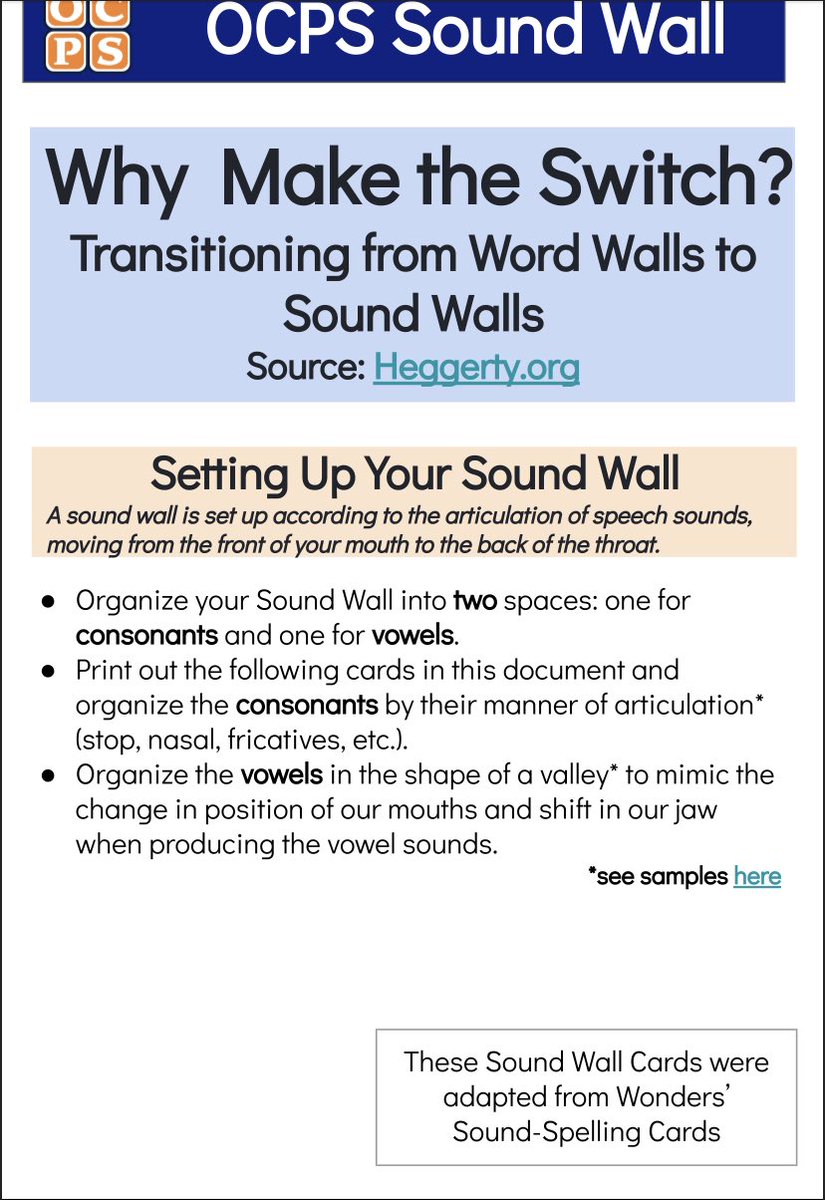 ABilancioneOCPS's tweet photo. New resource alert! The OCPS Sound Wall Cards are available under the course resource section on IMS. You can use this to support students in foundational instruction. #OCPSElemELA #IMPACTcdl https://t.co/TquHVJChSt