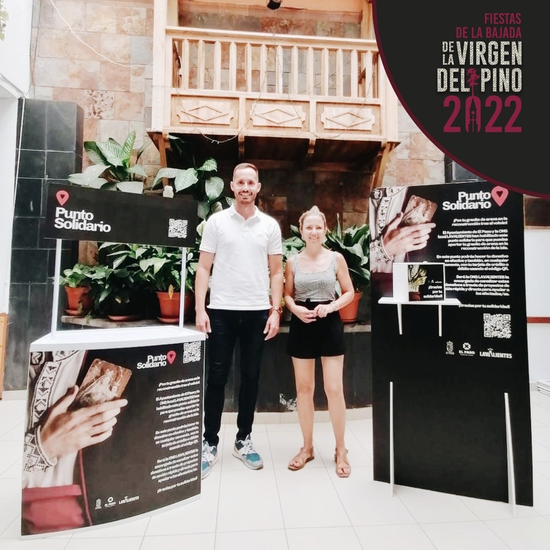 BajadaElPino22's tweet photo. ❤️ 𝗣𝘂𝗻𝘁𝗼 𝗦𝗼𝗹𝗶𝗱𝗮𝗿𝗶𝗼 |

@AytoElPaso y @Lavalientesong  establecerán varios puntos solidarios durante la Bajada de La Virgen del Pino 2022.

👉 Se establecerá un Punto Solidario permanente en la Casa de la Cultura Braulio Martín Hernández.

 #ElSentimientoQueNosUne https://t.co/V6h5axd4UV