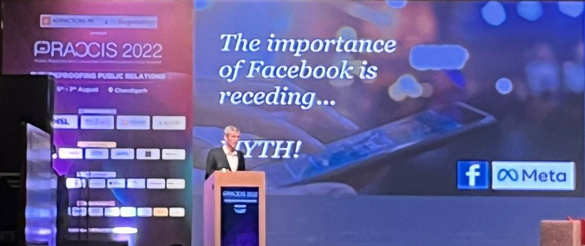 swatiguwalani's tweet image. Session with Michael Stewart, PwC
-Speed of evolution in digital space is accelerating
-We must keep reading and upskilling to stay abreast with the trends
-Metaverse is here and being strengthened across various facets
-Meta is still very relevant with Indian audience!
#PRAXIS9