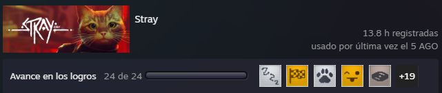 No soy de sacarme logros, pero el juego del gatete lo merecía 🥰