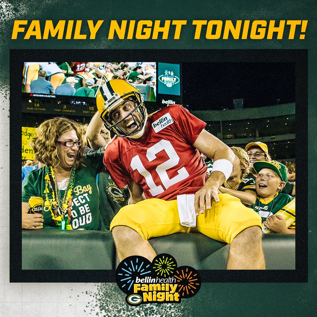 packers family night tickets