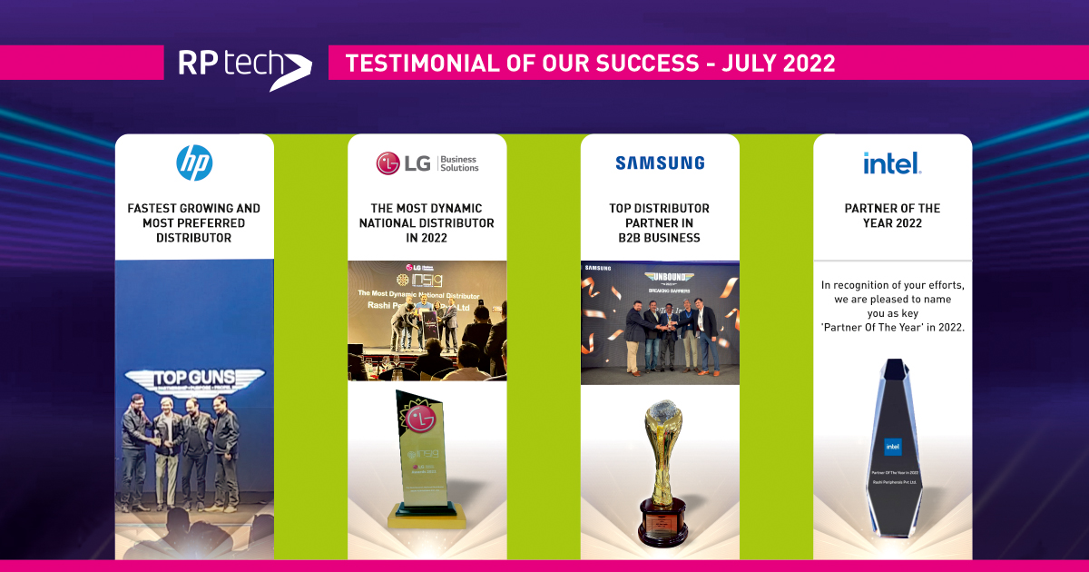 rptechindia's tweet photo. 𝐈𝐭'𝐬 𝐫𝐚𝐢𝐧𝐢𝐧𝐠 𝐚𝐰𝐚𝐫𝐝𝐬 𝐟𝐨𝐫 𝐑𝐚𝐬𝐡𝐢 𝐏𝐞𝐫𝐢𝐩𝐡𝐞𝐫𝐚𝐥𝐬!
Kudos to entire @rptechindia Team for bringing home this quarter 4 awards in a row.
#rptechindia #corporateaward #ITpartneraward @SamsungIndia @HPIndia @SamsungIndia @IntelIndia https://t.co/vqHhnVwjT4
