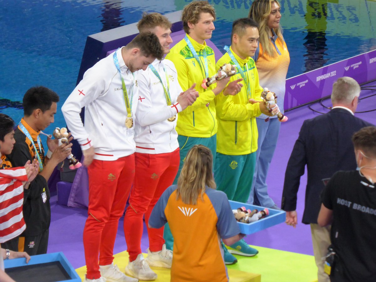 Delighted for <a href="/antharding00/">Anthony Harding</a> to get his gold along with <a href="/JackLaugher/">Jack Laugher</a> <a href="/birminghamcg22/">Birmingham 2022</a> in the 3 metre synchro. Jack going for a hat-trick of golds tomorrow.