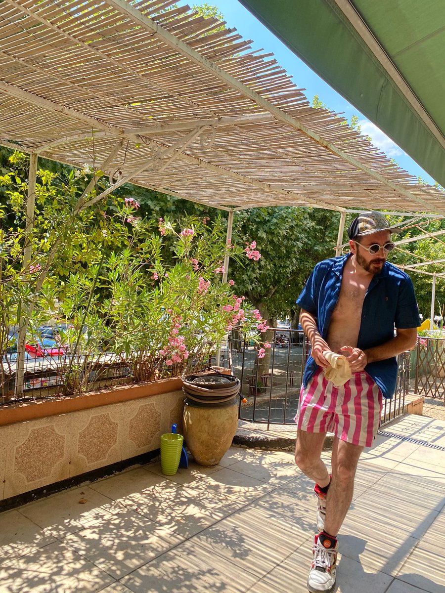 I think I look better in France!!!!
Hat by <a href="/gucci/">gucci</a> 
Sun Glasses by <a href="/KOMONO/">KOMONO</a> 
Shirt by <a href="/farahmenswear/">FARAH</a> 
Shorts by <a href="/dock_and_bay/">Dock & Bay</a> 
Trainers by <a href="/Reebok/">Reebok</a>