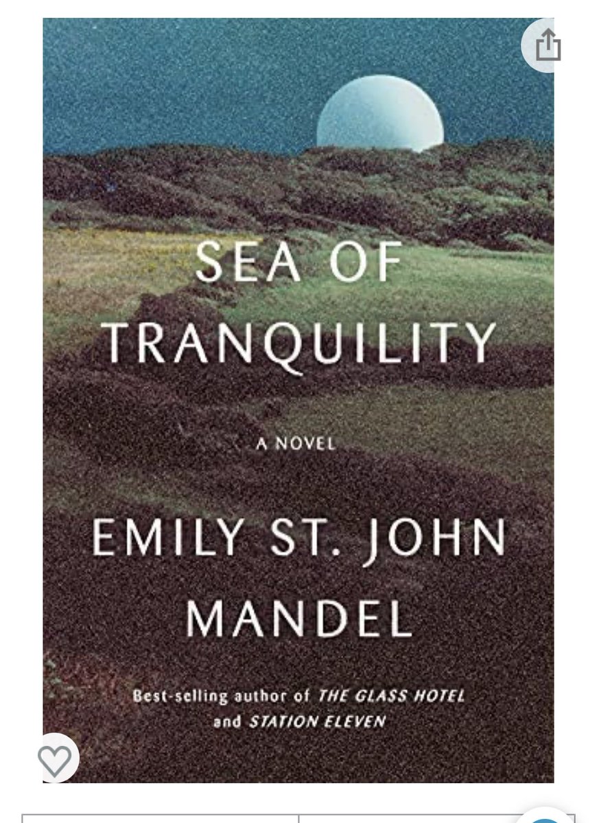 Really enjoyed Sea of Tranquility (author wrote Station Eleven). Listed as adult sci-fi, but could totally see in the YA classroom. Lots to think and talk about, #bmsed #SummerReading