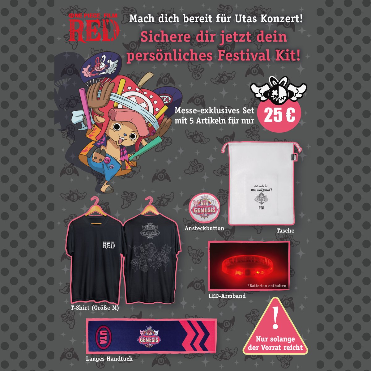 Crunchyroll.de on Twitter "Die Festival Kits zu One Piece Film RED