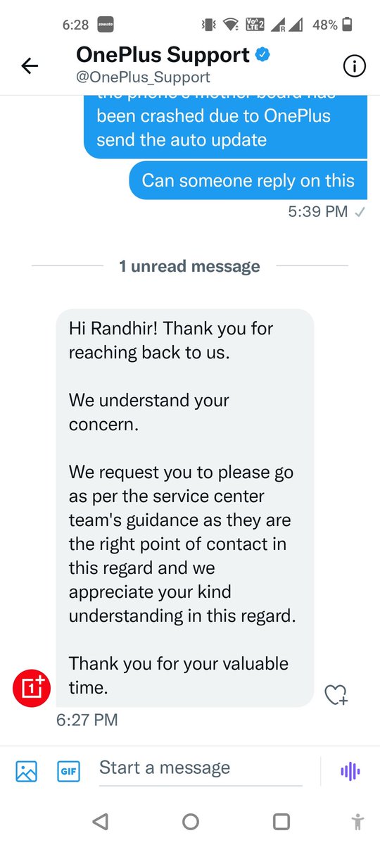 randhir_chy's tweet image. #oneplus #oneplus_Support
Hahahahaha