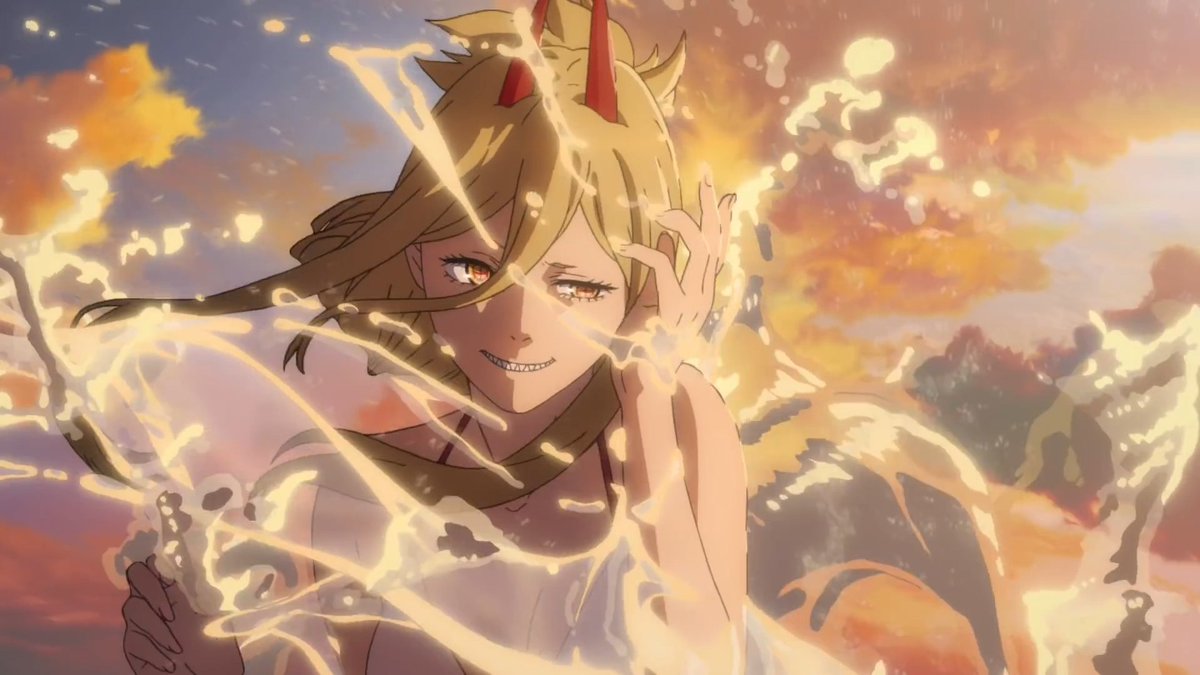 ChainsawManDog's tweet photo. Power from the Chainsaw Man anime looks so beautiful 💞 https://t.co/jcj0F09eu3