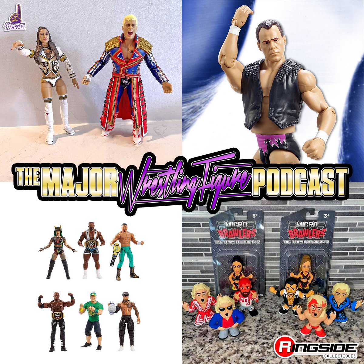 MajorWFPod's tweet photo. DOWNLOAD THE LATEST EPISODE OF @MajorWFPod! @MajorPodNetwork

@Myers_Wrestling, @MarkSterlingEsq, &amp; @TheMattCardona discuss @Jazwares Unrivaled Supreme Collection Series 1, fav Dean Malenko, @Mattel Elite 95, @PWTees Micro Brawlers, &amp; more!

RT TO ENTER TO WIN @RingsideC PRIZE! https://t.co/mGvvujcCUU