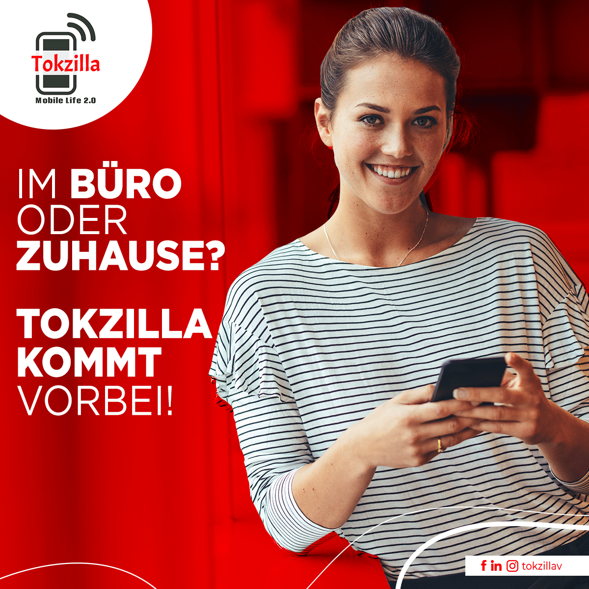 📶Das Internet geht nicht, oder das Telefon spinnt schon wieder? Tokzilla kommt jetzt auch zu Dir ins Büro oder nach Hause! 🏖Endlich sorglos in den Tag starten, denn wir übernehmen Deine technischen Probleme, egal ob Telefon oder Internetanschluss! ☎️Dein Tokzilla Team steht Dir