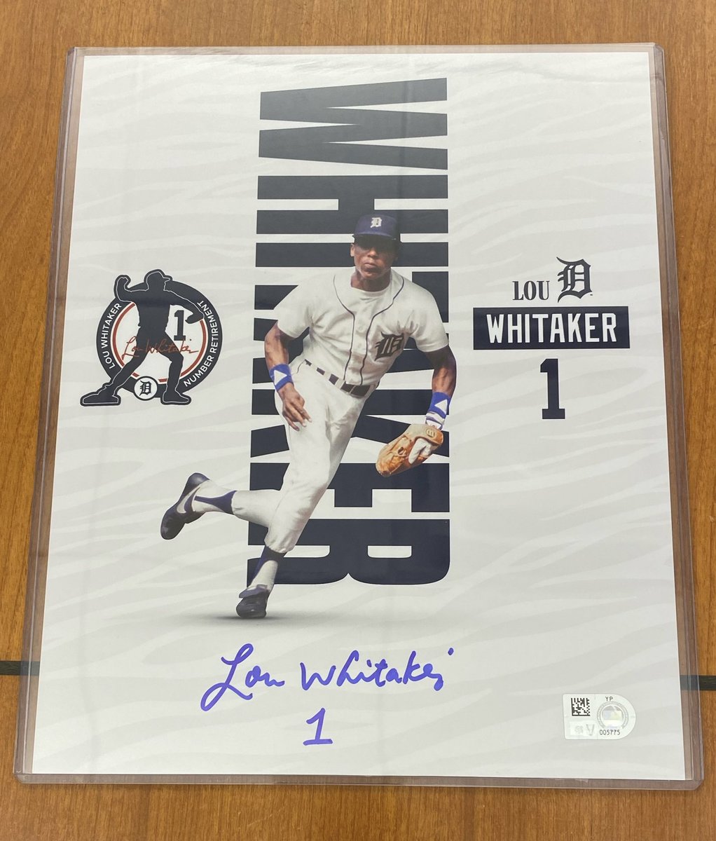 DETAuthentics's tweet image. #Giveaway - RT &amp;amp; FOLLOW @DETAuthentics for a chance to win:

Lou Whitaker Autographed Photo

One winner will be picked at random and notified by DM on 8/7/22.

Check out our new auction ⤵️
tigers.auctions.mlb.com/iSynApp/allAuc…