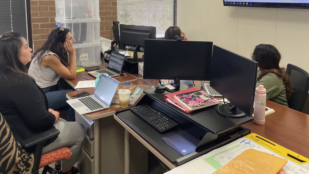 pgoodman529's tweet photo. No rest for the weary!  Team OD just wrapped a successful summer PD season and are right back at it planning for the year. So thankful for this group of hard working, skilled, and inspiring leaders!  #FBISDlearns https://t.co/sfJ2EKIGXX